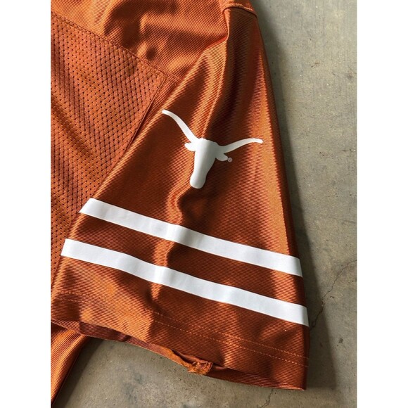 Texas Longhorns Jersey Large Adult Orange V Neck #1 Collegiate Football Mens XL - Picture 3 of 7